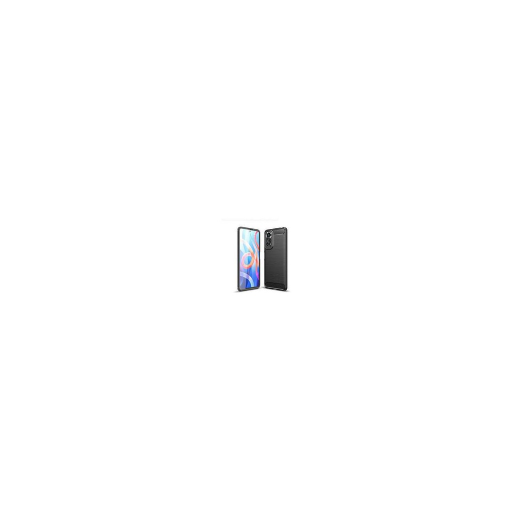 Funda silicona Xiaomi Redmi Note 11 4G / Redmi Note 11S, alta protección e inserciones símil a fibra de carbono