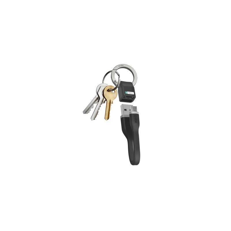 Cable de datos SBS mini 12cm con llavero, microUSB