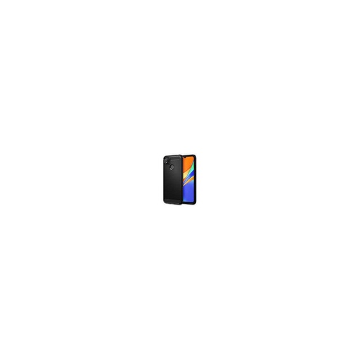 Funda silicona Xiaomi Redmi 9C, alta protección e inserciones símil a fibra de carbono