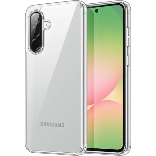 Carcasa Samsung Galaxy A56 5G hybrid (bumper + trasera transparente)
