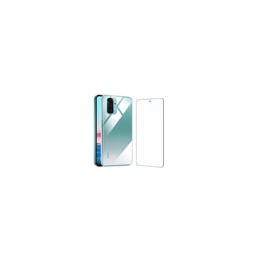 Protector cristal templado + carcasa híbrida Xiaomi Redmi Note 10 / 10s