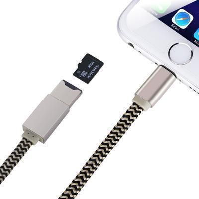 Lector de tarjetas Lightning - microSD para iPhone / iPad