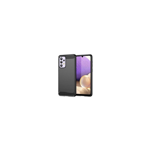 Funda silicona Samsung Galaxy A33 5G, alta protección e inserciones símil a fibra de carbono