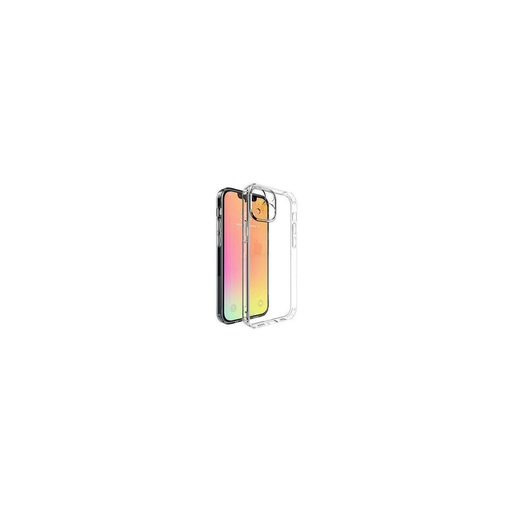 Carcasa iPhone 14 Plus hybrid (bumper + trasera transparente)