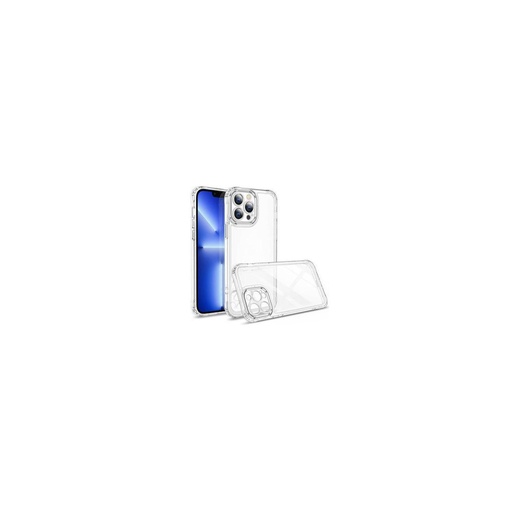 Carcasa iPhone 14 Pro Max hybrid (bumper + trasera transparente)
