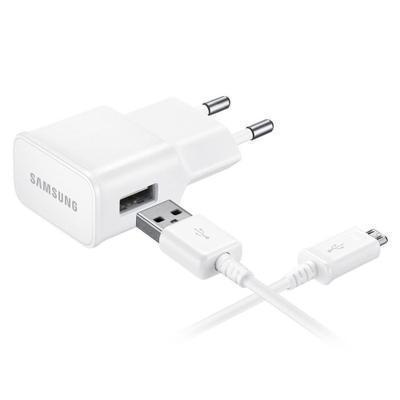 Cargador de red microUSB Samsung (EP-TA50EWE+DCU4AWE) 1.55A original bulk