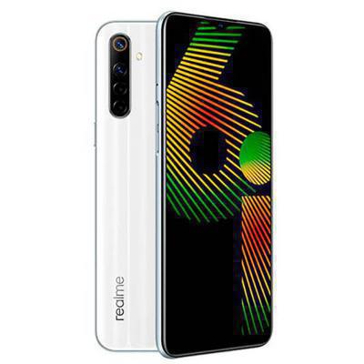 Maqueta original Realme 6i con simulación de pantalla encendida, color