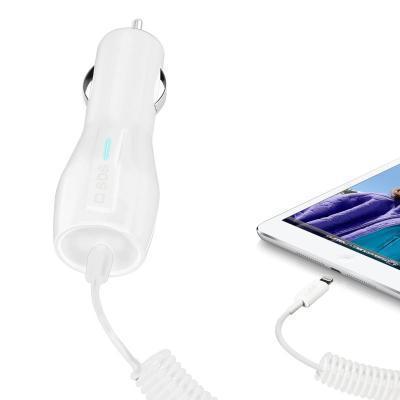 Cargador de coche SBS 2.100mAh con conector Lightning