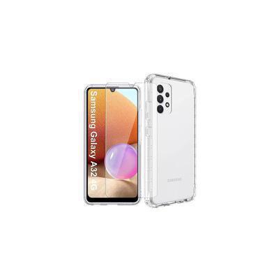 Protector cristal templado + funda silicona Samsung Galaxy A32 4G