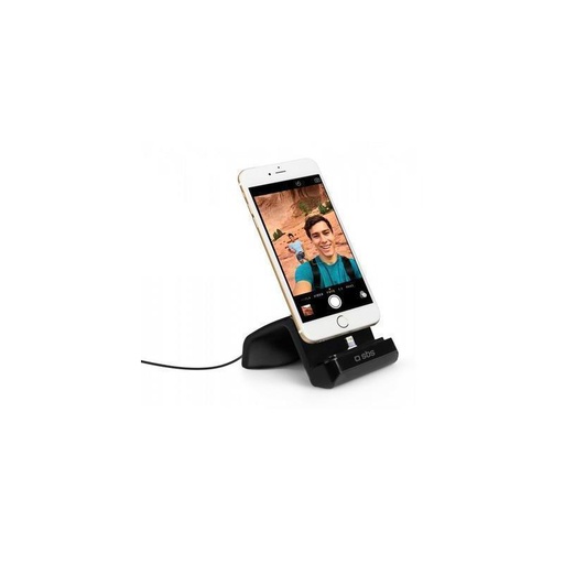 Soporte de sobremesa con función de carga con conector Lightning