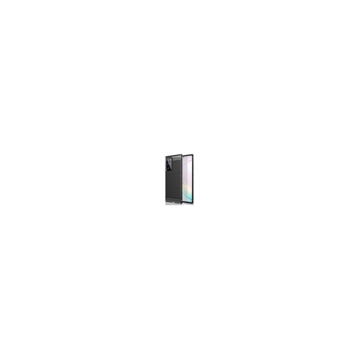 Funda silicona Samsung Galaxy Note 20 Ultra, alta protección e inserciones símil a fibra de carbono