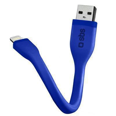 Cable de datos Mini 12CM SBS, Apple Lightning MFI