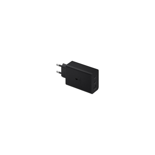Cargador de red Trio 65W Samsung EP-T6530NBEGEU, 2 salidas USB-C, USB-A, con blister, color