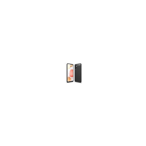 Funda silicona Samsung Galaxy A32 5G, alta protección e inserciones símil a fibra de carbono