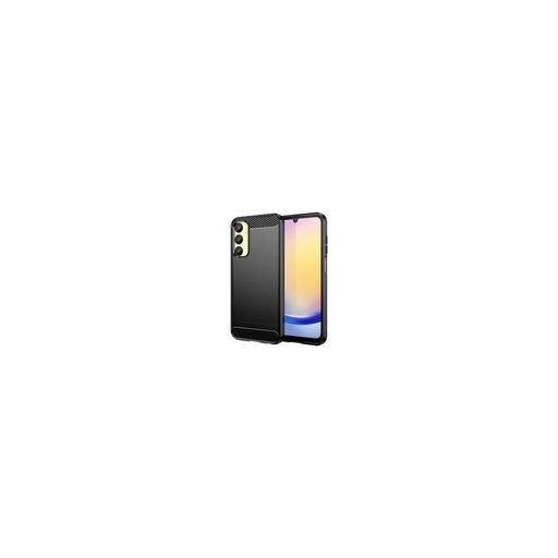 Funda silicona Samsung Galaxy A25 5G, alta protección e inserciones símil a fibra de carbono
