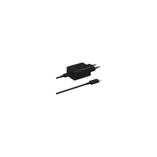 Cargador de red USB-C Samsung EP-T4510XBEGEU carga rápida 45W con cable USB-C 3A original con blister