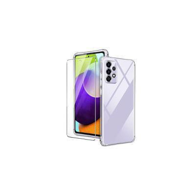 Protector cristal templado + funda silicona Samsung Galaxy A52 / A52 5G / A52s 5G